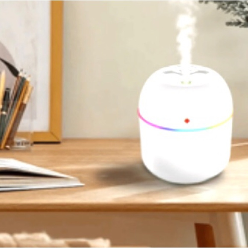 White LED Humidifier with Colorful Light. New